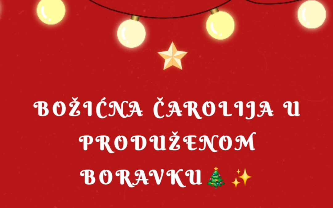 Blagdansko druženje u produženom boravku